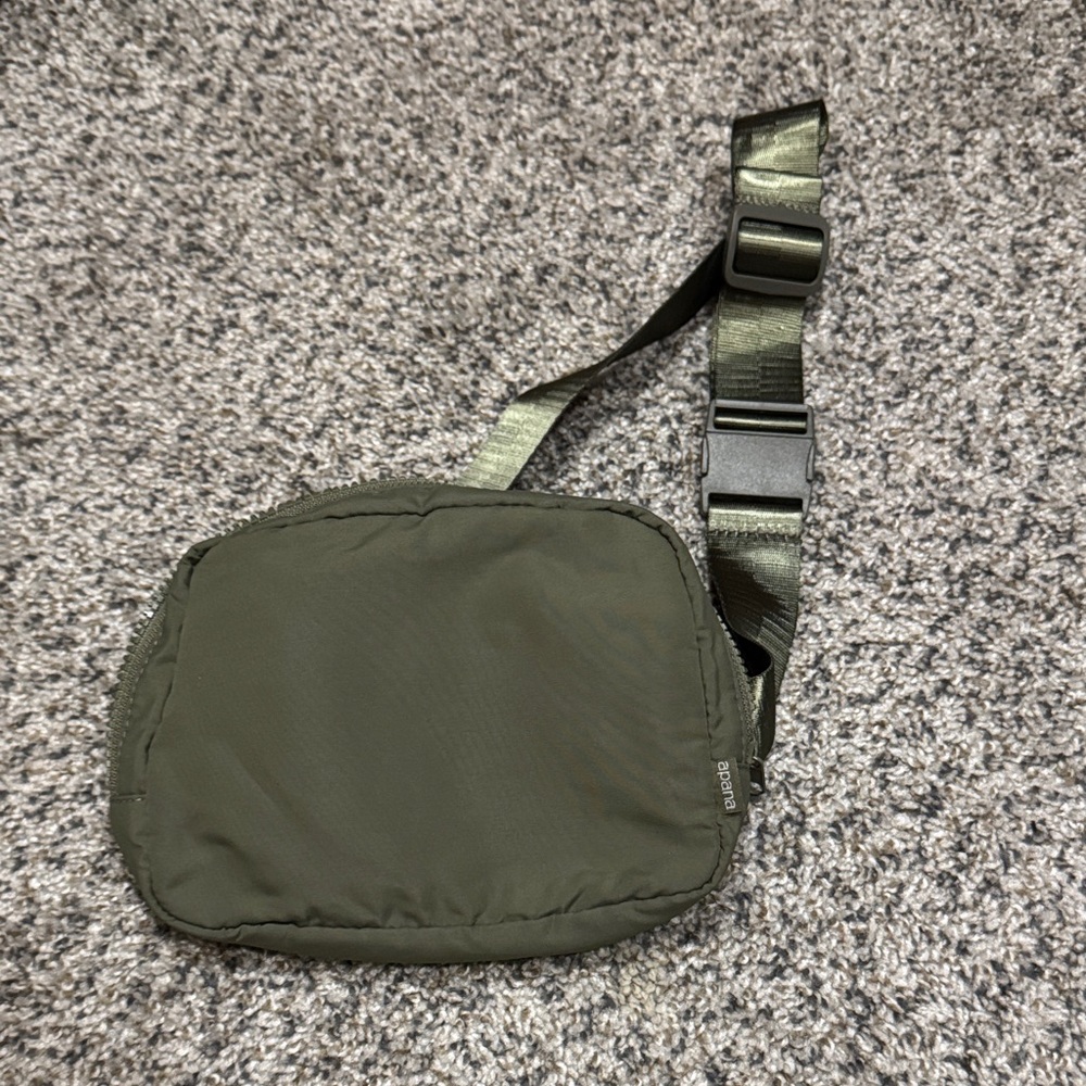 Apana Forest Green Belt Bag